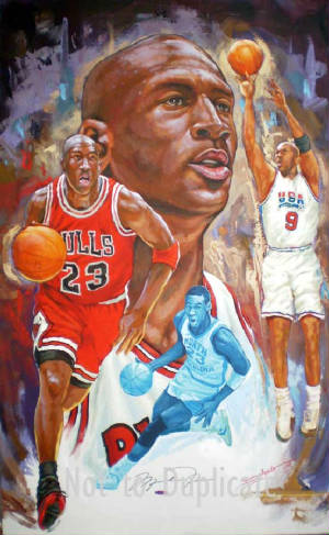 Michael Jordan – Jogador Basquete NBA - Opimo Maker